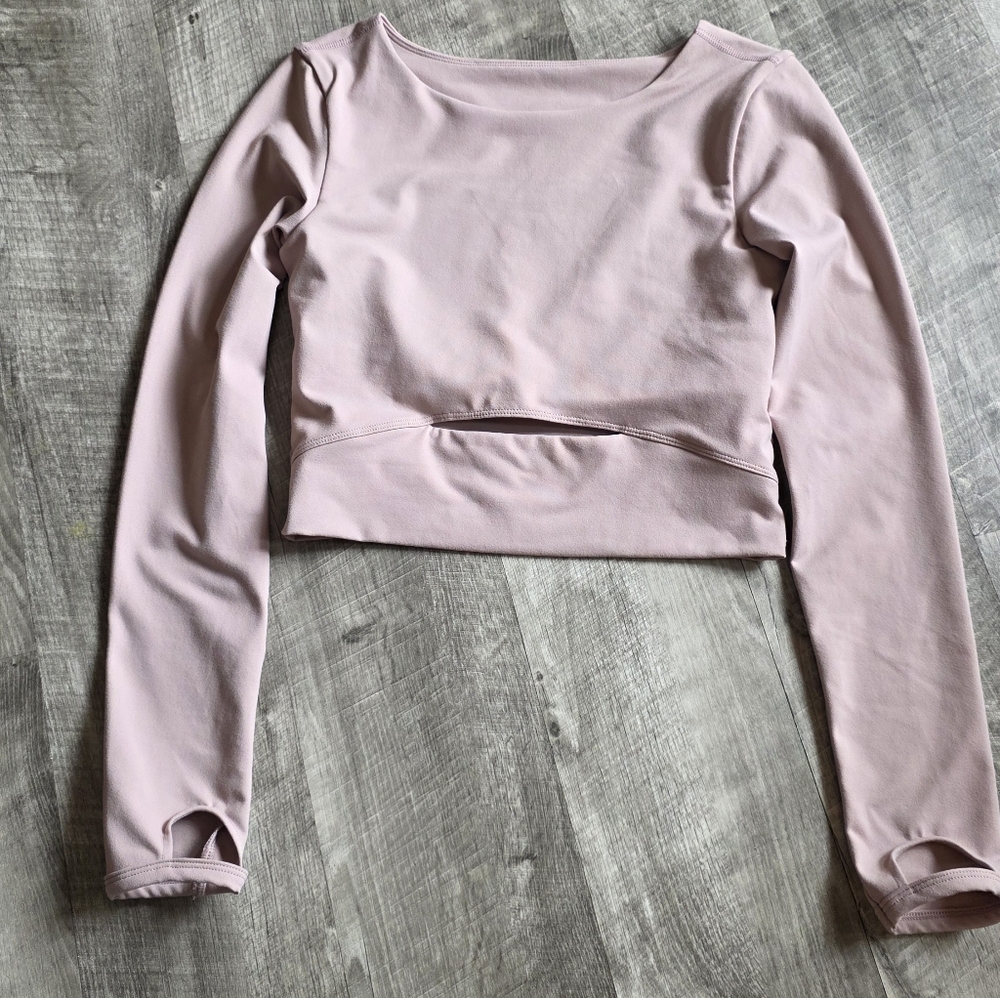 Lululemon Athletica Beige Long Sleeve Top